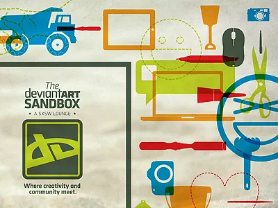 SXSW Exploration 2 colorful creative deviantart sandbox sxsw tools
