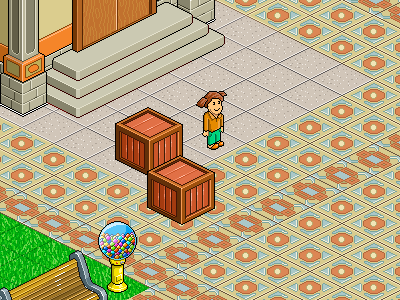 What's in the crates? game games pixel art