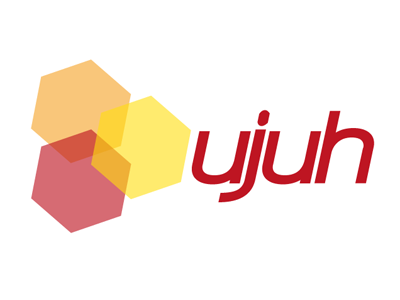 Ujuh Logo Concept 02 blog clean concept honey logo news orange red transparency yellow zulu