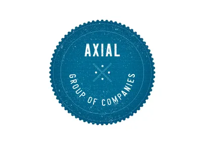 AXIAL II identity logo texture