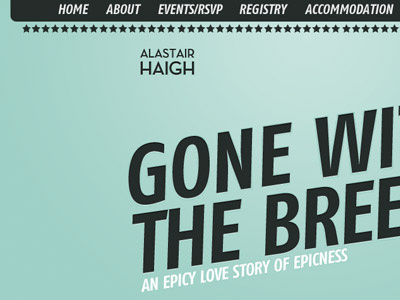 Wedding website landing page website wedding