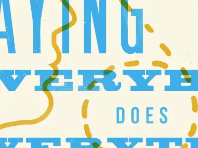 Big Chill goldblum poster two color