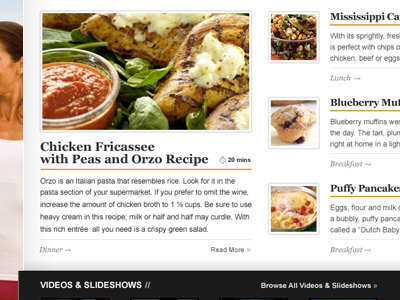 American Profile - Home Page Recipes Area ap food home pga recipes