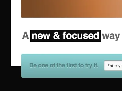 Beta sign up for Quickyform app beta black clear focused sign up turqoise