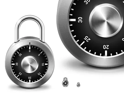 Padlock Final app icon application icon icon design lock mac icons mac os x metal padlock taylor carrigan