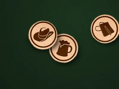 3 tokens icons items lbs token wood