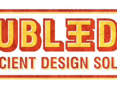 Double Edged: Efficient Design Solutions design double edge efficient solutions typography vintage