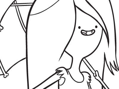 Marceline Inks adventuretime illustration vector