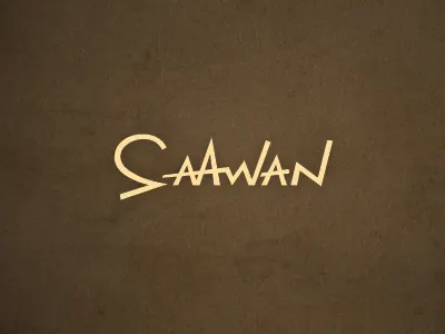 Saawan design logo logotype saawan typography