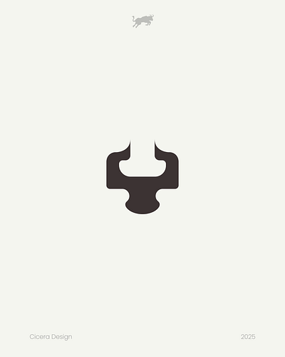 Bull Logo adobeillustrator branding brandmark ciceradesign design designer graphicdesign illustration logo ui