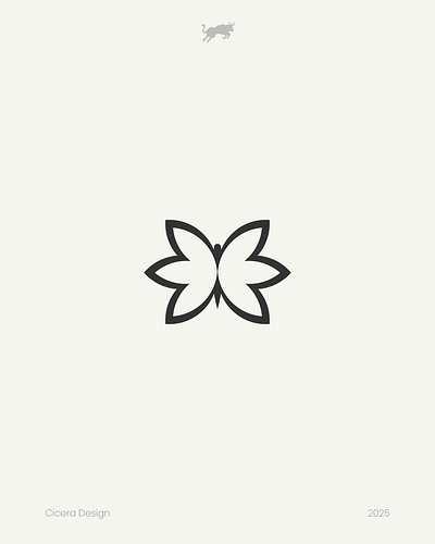 Butterfly Logo adobeillustrator branding brandmark ciceradesign design designer graphicdesign illustration logo ui