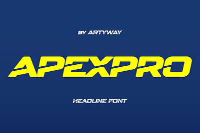 ApexPro Sportage Font font fontdesign logo type