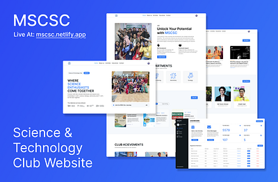 MSCSC branding design graphic design node app teaching ui web design website