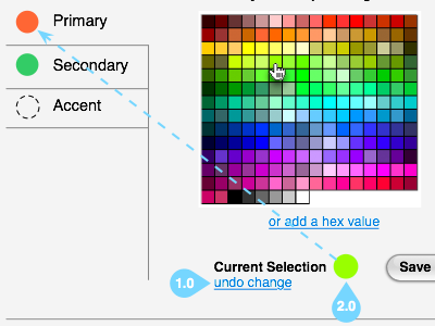 Color Picker colors omnigraffle tabs undo