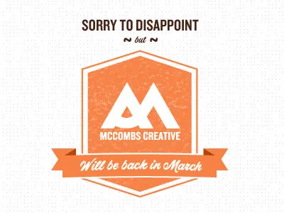 Back in March holding orange texture white