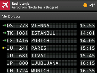 Red Letenja android app mobile ui