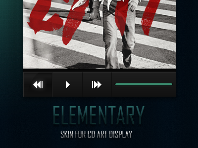 Elementary cad case cd art display elementary interface skin ui user