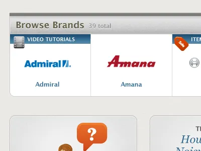 Browse Brands buckets ecommerce lucida grande vector