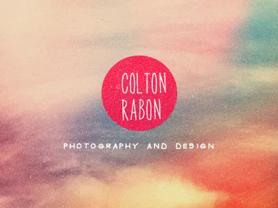 Colton Rabon branding colton logo rabon red typography