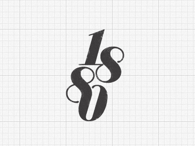 18 80 bulgaria design monogram numbers sofia typography