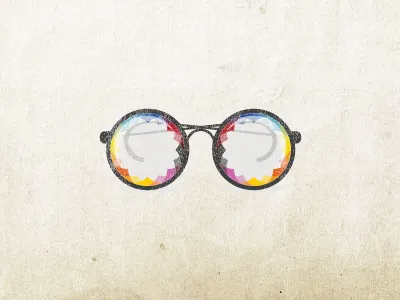 Glasses digital glasses icon inventor logo