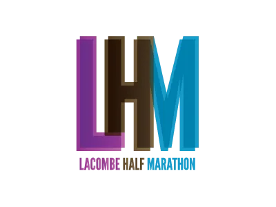 Local Running letters logo marathon overlay