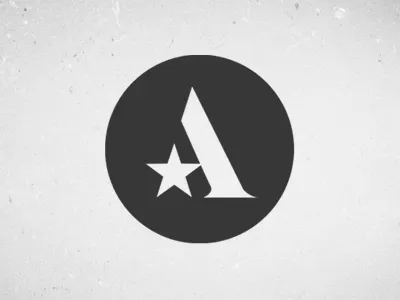 Logo a brand circle logo star