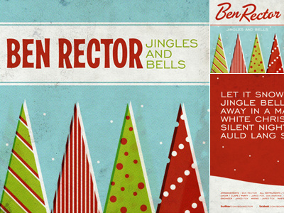 Ben Rector : Jingles And Bells album art ben rector christmas invisibleelement jingles and bells typography