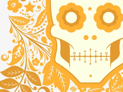 Skull cream donut eyes squarespace skull sxsw