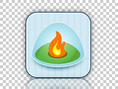 Campfire Fluid icon campfire desktop dock fluid flurry icon icons mac mac os