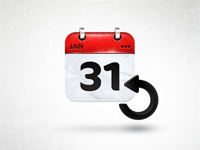 Recurring Event calendar event icon illustration recurring