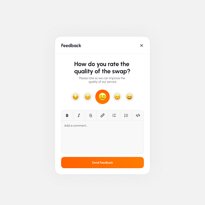 Feedback form clean design clean uiux clean white design ui feedback form feedback form ui form ui how do you rate ui input ui minimalistic design uiux smile ui ui ui design uiux