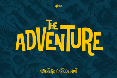 Adventure Cartoon Font adventurefont cartoonfont funfont funnyfont joyfulfont logofont logotype playfulfont youthfulfont