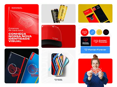 Fontan Forever - Project branding design graphic design minimal