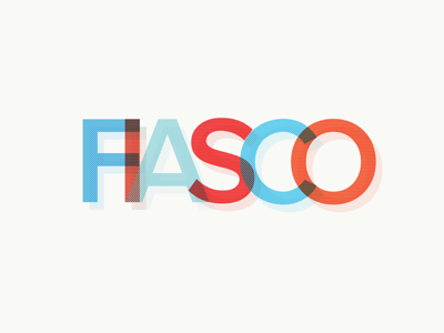 Fiasco logo proxima type