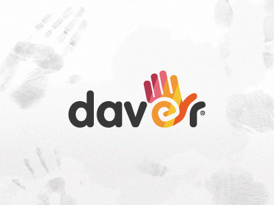 Daver art brand design kids logo