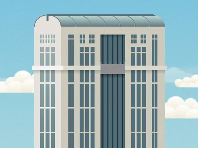 Mystery Building building illustration vector