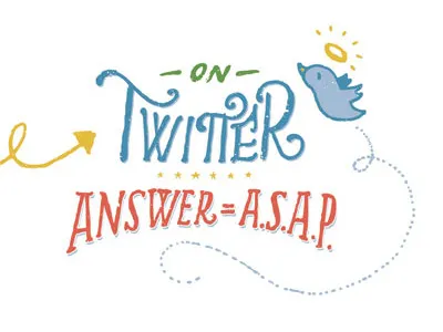 The Post illustration lettering