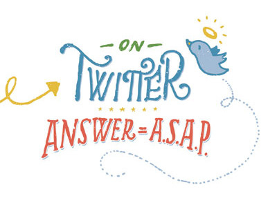 The Post illustration lettering