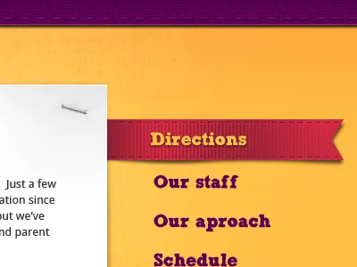 side nav nav ribbon staple