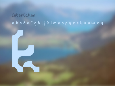 Interlaken - Geometric blackletter blackletter font geometric typography