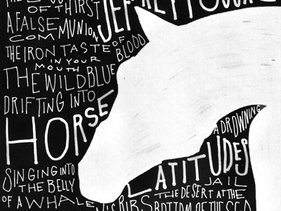 Horse Latitudes 5 illustration lettering music packaging typography