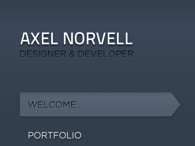 2011 Personal Website - WIP personal portfolio website