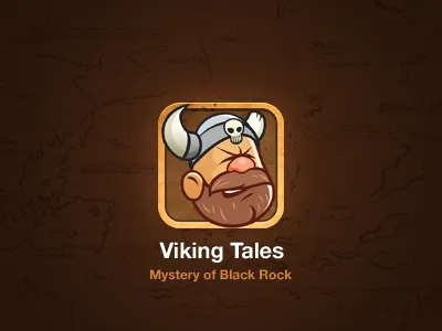 Viking Tales: Mystery of Black Rock game icon iphone viking