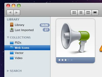 Media Manager Mockups manage media os x ui