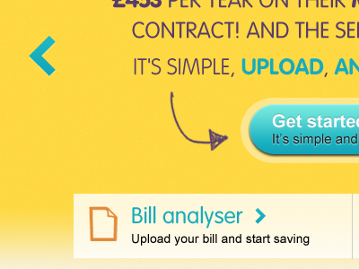 Sliding Banner banner button colour ecommerce retail typography website
