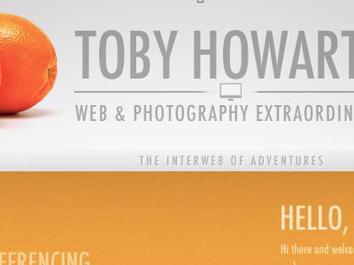 Toby Howart orange