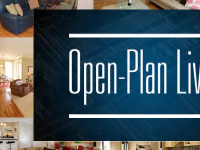 Open Plan Living ecommerce retail typography website