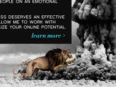 portfolio-refresh - home page collage mushroom cloud web design