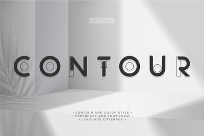 Contour Architecture Font font fontshowcase futuristicfont gamimgfont geometricfont innovativefont logo logodesign type